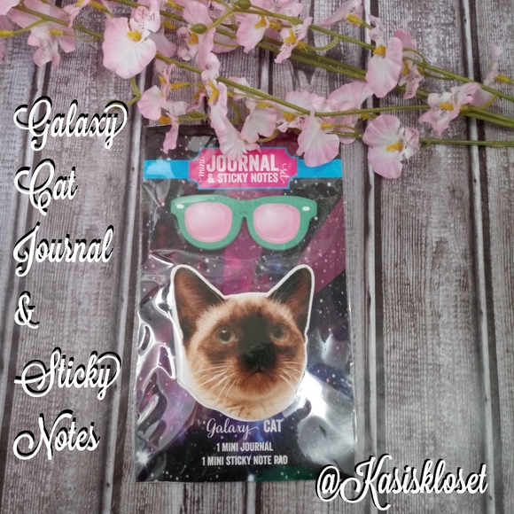 Pulsar Products Other - 🔴$3 Galaxy Cat NEW Mini Journal & Notes 🔴$3 When Added To A Bundle